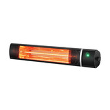 Costway 52380641 1500W Outdoor Electric Patio Heater with Remote Control-Black