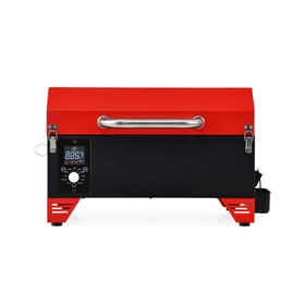 Costway 70156483 Outdoor Portable Tabletop Pellet Grill and Smoker with Digital Control System for BBQ-Red