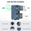 Costway 64391280 8000BTU 3-in-1 Portable Air Conditioner with Remote Control-Dark Blue