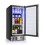 Costway 27365841 Compact Refrigerator with Adjustable Thermostat and Stainless Steel Door-Silver