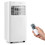 Costway 76925314 8000 BTU Portable Air Conditioner 3-in-1 AC Unit with Cool Dehum Fan Sleep Mode-White