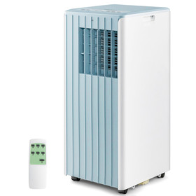 Costway 28319675 3-in-1 10000 BTU Air Conditioner with Humidifier and Smart Sleep Mode-Blue
