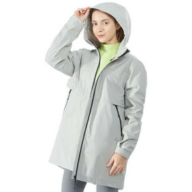 Costway Hooded  Women's Wind & Waterproof Trench Rain Jacket