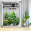 Costway 52691307 60 x 60 x 80 Inch Grow Tent High Reflective Mylar with Observation Window-Gray