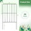 Costway 73485216 25 Pack Rustproof Decorative Garden Fence Set