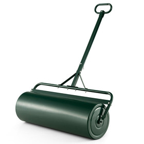 Costway 87915346 Metal Lawn Roller with Detachable Gripping Handle-Green