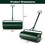 Costway 87915346 Metal Lawn Roller with Detachable Gripping Handle-Green