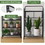 Costway 46397125 4-Tier Folding Plant Stand with Adjustable Shelf and Feet-Black