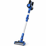 Costway 21859643 3-in-1 Handheld Cordless Stick Vacuum Cleaner with 6-cell Lithium Battery-Blue