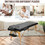 Costway 57018296 3 Fold Portable Adjustable Massage Table with Carry Case-Black