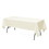 Costway 27053184 10 Pieces 60 x 102 Inch Rectangle Polyester Tablecloth-Ivory