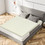 Costway 43270816 3-Inch Bed Mattress Topper Air Cotton for All Night's Comfy Soft Mattress Pad-Full Size