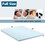 Costway 70524163 4 Inch Gel Injection Memory Foam Mattress Top Ventilated Mattress Double Bed-Queen Size