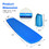 Costway 68095217 Inflatable Sleeping Pad with Carrying Bag-Blue