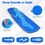 Costway 68095217 Inflatable Sleeping Pad with Carrying Bag-Blue