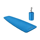 Costway 3 Inch Thick Inflatable Waterproof Camping Sleeping Pad-Blue