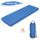 Costway 87023691 Self Inflating Folding Camping Sleeping Mattress with Carrying Bag-Blue
