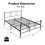 Costway 57309681 Full/Queen Size Platform Bed Frame with High Headboard-Full Size