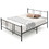 Costway 57309681 Full/Queen Size Platform Bed Frame with High Headboard-Full Size