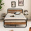 Costway 64192853 Arc Platform Bed with Headboard and Footboard-Full Size