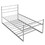 Costway 45706298 Twin Size Metal Bed Frame Platform with Headboard-Silver