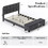 Costway 73216849 Twin/Full/Queen Upholstered Bed Frame with Ottoman Storage-Full Size