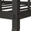 Costway 64917283 Twin Over Full Bunk Bed Frame with Trundle for Guest Room-Black