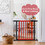 Costway 85497203 Extendable Safety Gate for Baby and Pet-Red