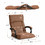 Costway 31796248 14-Position Adjusting Lazy Sofa Chair with Waist Pillow and Armrests-Coffee