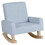 Costway 86253917 Kids Rocking Chair with Solid Wood Legs-Blue
