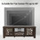 Costway 65431278 55 Inch Retro TV Stand Media Entertainment Center with Mirror Doors and Drawer-Dark Brown