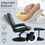 Costway 18923705 360&#176; PVC Leather Swivel Recliner Chair with Ottoman-Black
