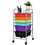 Costway 25048369 6 Drawers Rolling Storage Cart Organizer-Multicolor