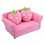 Costway 34297508 BL/PI Kids Strawberry Armrest Chair Sofa-Pink