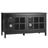 Costway 35894712 50 Inch Modern Wood Large TV Stand Entertainment Center for TV