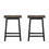 Costway 24901367 24 Inch Height Set of 2 Home Kitchen Dining Room Bar Stools-Gray