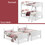 Costway 60782153 Twin Size Wooden Bunk Beds Convertible 2 Individual Beds-White