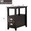 Costway 28391506 Set of 2 End Table Wooden with 2 Drawer & Shelf Bedside Table-Dark Brown