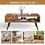 Costway 49701635 Retro Rectangular Coffee Table with Drawer and Storage Shelf-Rustic Brown