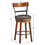 Costway 36510792 Set of 2 25.5 Inch Swivel Counter Height Bar Stool