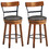 Costway 36510792 Set of 2 25.5 Inch Swivel Counter Height Bar Stool