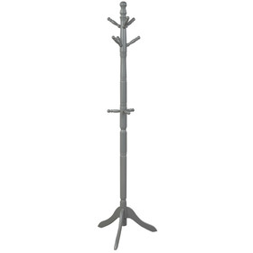 Costway 60249785 Entryway Height Adjustable Coat Stand with 9 Hooks-Gray
