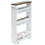 Costway 35764082 4 Tiers Rolling Slim Storage Kitchen Organizer Cart with Handle-White