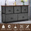 Costway 63718290 Wood Dresser Storage Unit Side Table Display Organizer-Black