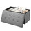 Costway 29168035 31.5 Inch Fabric Foldable Storage with Removable Storage Bin-Light Gray