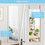 Costway 46825107 Full Length Metal Door Mirror with Adjustable Hook-White
