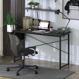 Costway 51640827 Modern Computer Desk Study Writing Table with Storage Bag for Home and Office-L