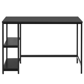 Costway 96218537 47"/55" Computer Desk Office Study Table Workstation Home with Adjustable Shelf Black-M