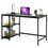 Costway 96218537 47"/55" Computer Desk Office Study Table Workstation Home with Adjustable Shelf Black-M