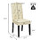 Costway 32960851 Set of 2 Tufted Upholstered Dining Chairs-Beige